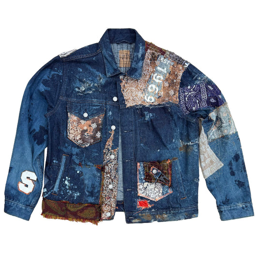 Sample boro denim jacket