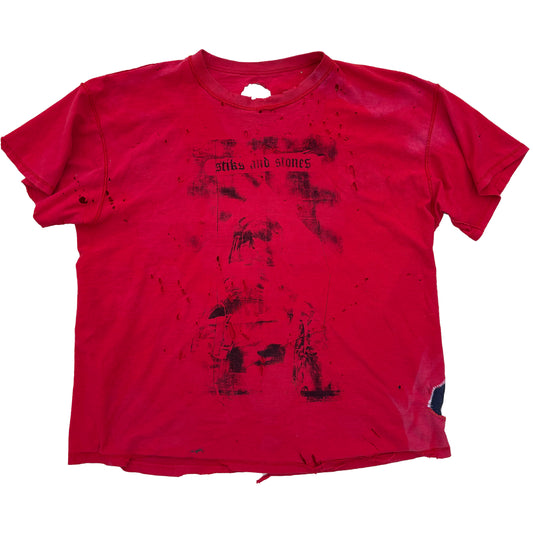 Sample Stiks and Stones faded print T-shirt