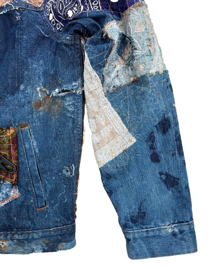 Sample boro denim jacket