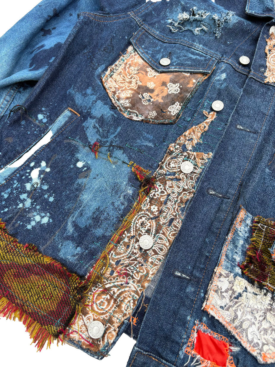 Sample boro denim jacket