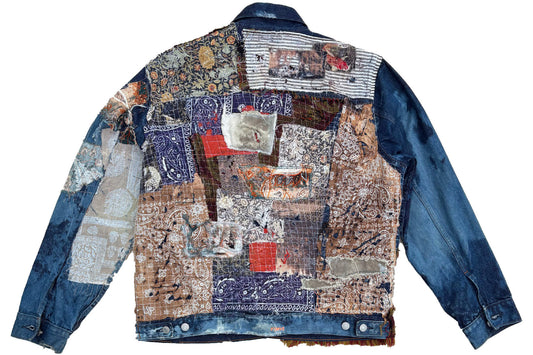 Sample boro denim jacket